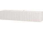 Dmora Mobile Porta Tv Maderno 154X42X32H Cm Bianco Crema, Un Ripiano 2 Ante