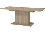 Dmora Tavolo Fisso Siano 160X92X76H Cm Marrone Noce, 6 Posti Forma Rettangolare