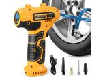 Pompa Ad Aria Senza Fili - Compressore D'aria Portatile/Pompa Per Pneumatici - 150 Psi - Ricaricabile - Per Auto, Moto, Biciclette E Palloni - Giallo