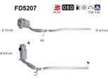 As FD5207 Filtro Antiparticolato/Fuliggine, Impianto Di Scarico Oe 3AA254700PX Compatibile Con Cc, Passat Alltrack, Passat 3B, Passat Cc