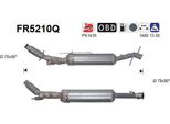 As FR5210Q Filtro Antiparticolato/Fuliggine, Impianto Di Scarico Oe 9808561380 Compatibile Con Jumpy, Spacetourer, Vivaro, Zafira, Expert, Traveller, Proace