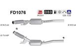 As FD1076 Filtro Antiparticolato, Impianto Di Scarico Oe 7E0254800JX Compatibile Con Multivan V, Multivan Vi, Transporter V, Caravelle Vi, Transporter Vi