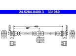 Ate 24.5284-0400.3 Tubo Freno Oe MR249392 Compatibile Con L200, Pajero