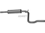 Asmet 3075 Silenziatore Centrale Oe 6K9253409 Compatibile Con Inca, Caddy
