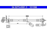 Ate 24.5275-0501.3 Tubo Freno Oe 90947W2061 Compatibile Con Aygo