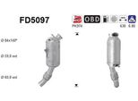 As FD5097 Filtro Antiparticolato/Fuliggine, Impianto Di Scarico Oe 18307823349 Compatibile Con Serie 3 E90, Serie 3 E92, Serie 3 E91, X1