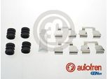 Autofren Seinsa D42786A Set Di Accessori, Pastiglie Freno A Disco Oe 410278957R Compatibili Con Logan, Sandero, Clio, Megane, Twingo