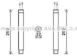 Ava BWD445 Essiccatore, Climatizzatore Oe Compatibile Con Serie 1 F20, Serie 1 F21, Serie 3 F30, Serie 3 F31