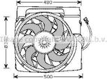 Ava BW7511 Ventola Radiatore Oe 64508364093 Compatibile Con 3Er E36, Z3Er E36