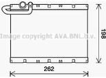 Ava PEV405 Evaporatore, Climatizzatore Oe 1606216780 Compatibile Con 207