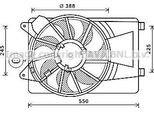 Ava AL7519 Ventola Radiatore Oe 51825890 Compatibile Con Mito