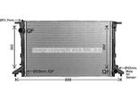 Ava AI2441 Radiatore Motore Oe 8W0121251AB Compatibile Con A4 8W, A5 F5, A6 4A, A7 4K, A8 4N, Q5, Q7, Q8, Touareg