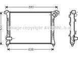 Ava BW2286 Radiatore Motore Oe 1475550 Compatibile Con Mini