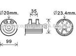 Ava DN3431 Radiatore Olio Motore Oe 21305EB300 Compatibile Con Cabstar, NP300, NT400, Pathfinder
