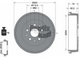 Bendix Braking BDM1113 Tamburo Freno Oe 424310K080 Compatibile Con Hilux