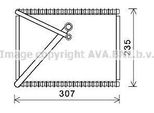 Ava VOV156 Evaporatore, Climatizzatore Oe 30630696 Compatibile Con S60, S80, V70, XC70, XC90