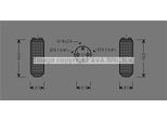 Ava DND037 Essiccatore, Climatizzatore Oe 9213053B00 Compatibile Con Almera, Micra, Primera
