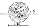 Ventola Radiatore Ava VN7530 Oe 701959455F Compatibile Con Transporter Iv