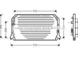 Ava TO5254 Condensatore, Climatizzatore Oe 8846006050 Compatibile Con Camry