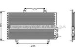 Ava AL5063 Condensatore, Climatizzatore Oe 46433568 Compatibile Con Alf. 145, Alf. 146, Alf. 155, Delta