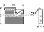 Ava OLV372 Evaporatore, Climatizzatore Oe 1618146 Compatibile Con Astra F, Astra G, Zafira