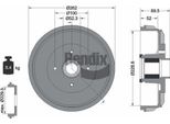 Bendix Braking BDM1173 Tamburo Freno Oe 4320000Q0K Compatibile Con Clio