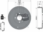 Bendix Braking BDM1094 Tamburo Del Freno Oe 1608945480 Compatibile Con Nemo, Bipper
