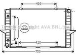 Ava VO2064 Radiatore Motore Oe 1335430 Compatibile Con 850, C70, S70, V70