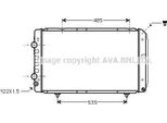 Ava PE2147 Radiatore Motore Oe 1301JK Compatibile Con Jumper, Ducato, Boxer