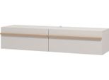 Dmora Mobile Porta Tv Carcare 154X42X32H Cm Beige, Un Ripiano 2 Ante