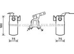 Ava AID345 Essiccatore, Climatizzatore Oe 4E0820189M Compatibile Con A8 4E