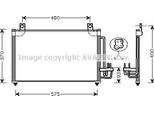 Ava KA5031 Condensatore, Climatizzatore Oe 0K30C61480C Compatibile Con Rio