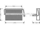 Ava MSV325 Evaporatore, Climatizzatore Oe 2208300458 Compatibile Con Classe S