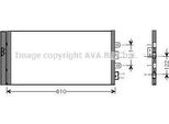 Ava FTA5298D Condensatore, Climatizzatore Oe 51712975 Compatibile Con Punto