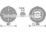 Ava MSC499 Frizione, Ventola Radiatore Oe 6032000522 Compatibile Con Classe G, T1