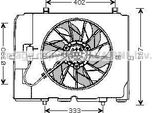 Ava MS7502 Ventola Radiatore Oe 0005401588 Compatibile Con Clk, Classe E, Slk