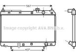 Ava HD2175 Radiatore Motore Oe 19010P3F004 Compatibile Con CR-V