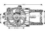 Ava FT7529 Ventola Radiatore Oe 46763323 Compatibile Con Lanc Y, Maz Y