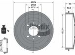 Bendix Braking BDM1014 Tamburo Del Freno Oe 424724 Compatibile Con Berlingo, C15, Xsara, Zx, 306, 406, Partner