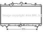 Ava FT2166 Radiatore Motore Oe 46773321 Compatibile Con Barchetta
