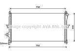 Ava CN2278 Radiatore Motore Oe 1330X1 Compatibile Con C5, C6, 407, 508