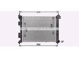 Ava HY2479 Radiatore Motore Oe 253104P700 Compatibile Con I20
