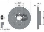 Bendix Braking BDS1422HC Disco Freno Oe 1634210012 Compatibile Con Classe M
