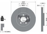 Bendix Braking BDS1017HC Disco Freno Oe 1J0615301E Compatibile Con A3 8L, Leon, Toledo, Octavia, Bora, Golf Iv, New Beetle