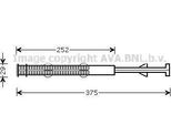 Ava MCD011 Essiccatore, Climatizzatore Oe 0021590V001 Compatibile Con Cabrio, City-Coupe, Crossblade, Fortwo