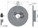 Bendix Braking BDS1036 Disco Freno Oe 402065345R Compatibile Con Logan, Sandero, Thalia, Twingo