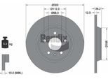 Bendix Braking BDS1062 Disco Freno Oe 8K0615601B Compatibile Con A4 8K, A5 8T, A5 8F, A6 4G, A7 4G, Q5