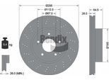 Bendix Braking BDS1303HC Disco Freno Oe 1974230112 Compatibile Con Classe C, Sls