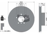 Bendix Braking BDS1695HC Disco Freno Oe 0392525 Compatibile Con Serie 5 E39