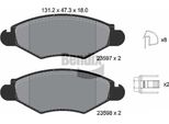 Bendix Braking BPD1024 Set Di Pastiglie Freno, Freno A Disco Oe 1609252980 Compatibile Con Xsara, 206